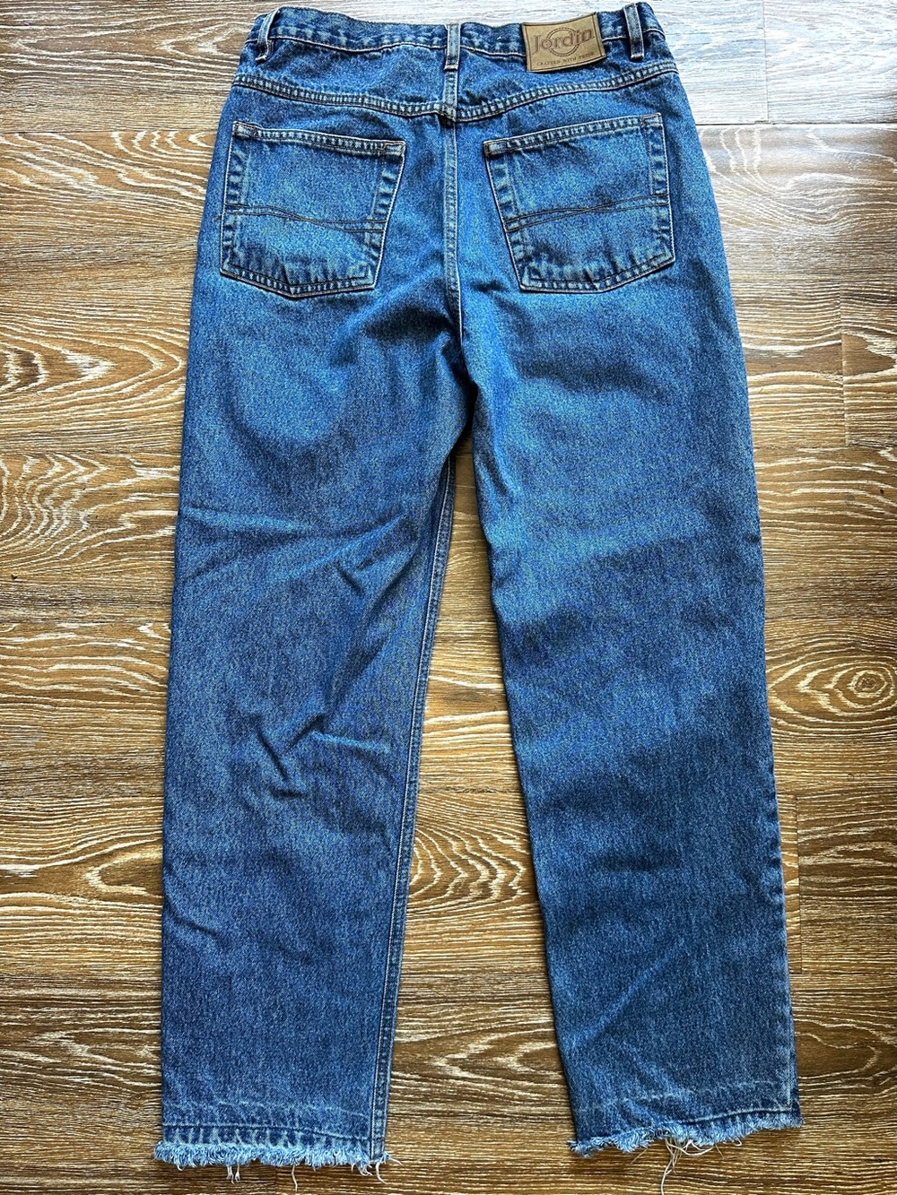 Jordin VTG Straight Blue Denim Jeans Mens Regular Fit Mid Rise Size 34x30